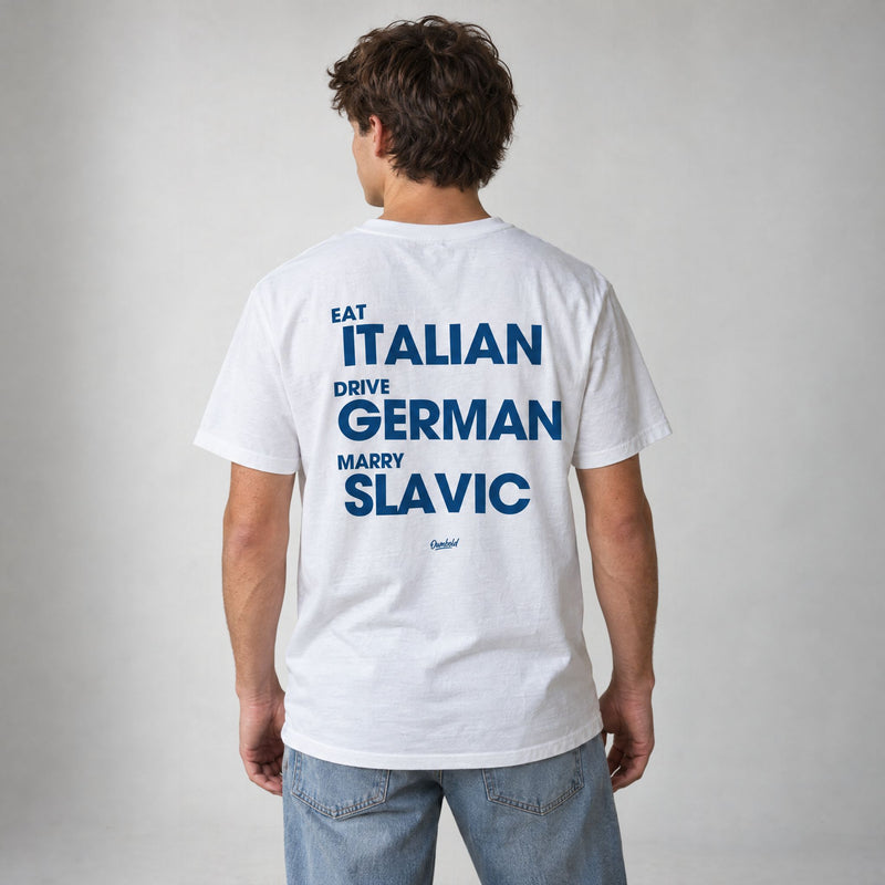 EAT, DRIVE, MARRY SLAVIC