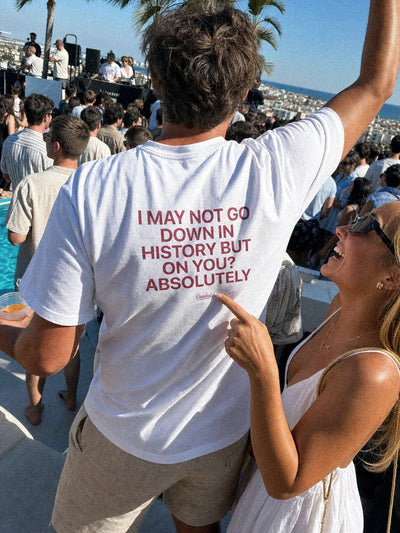 I MAY NOT GO DOWN IN HISTORY