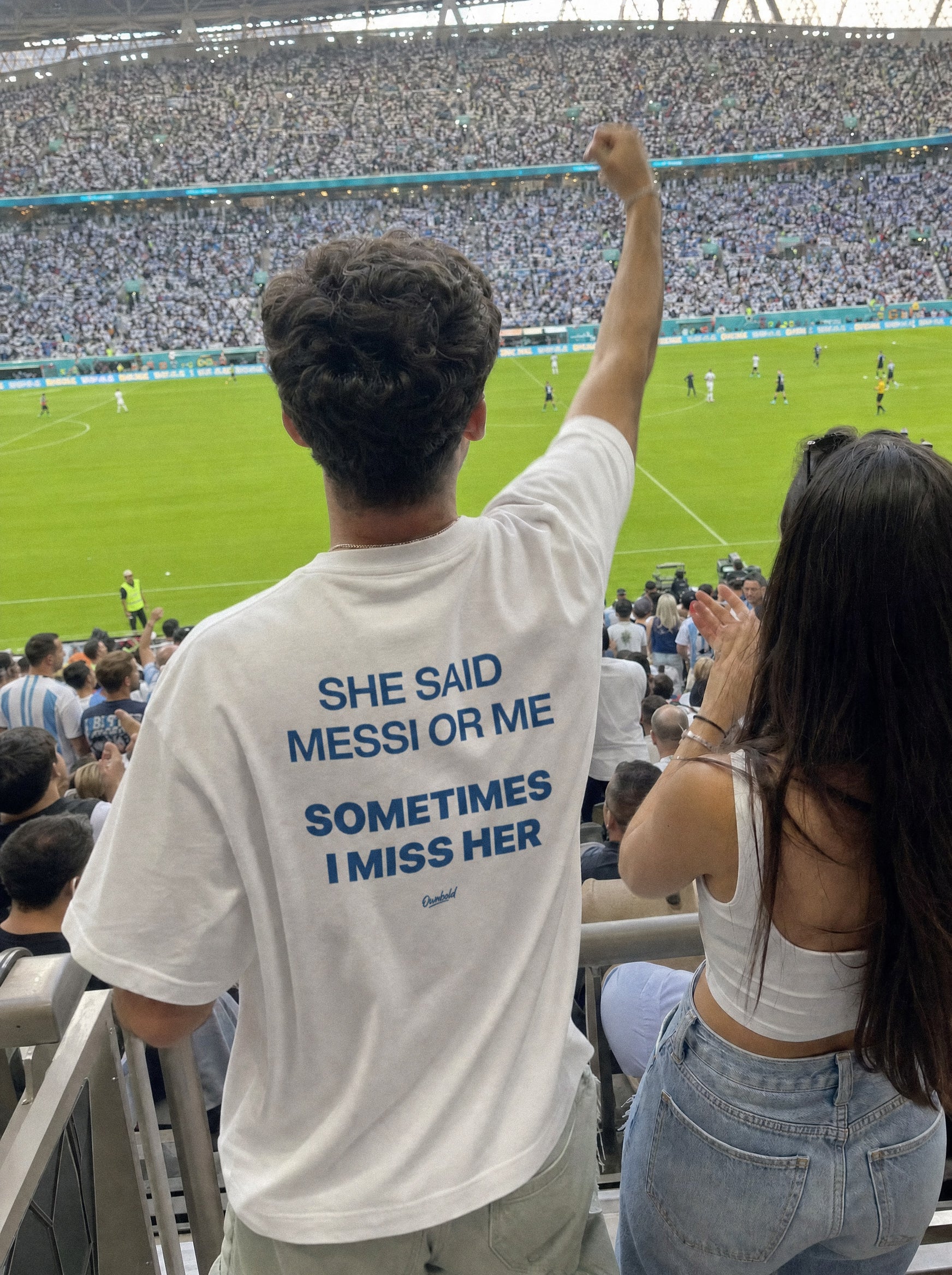 SHE SAID MESSI OR ME