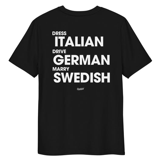 DRESS, DRIVE, MARRY SWEDISH
