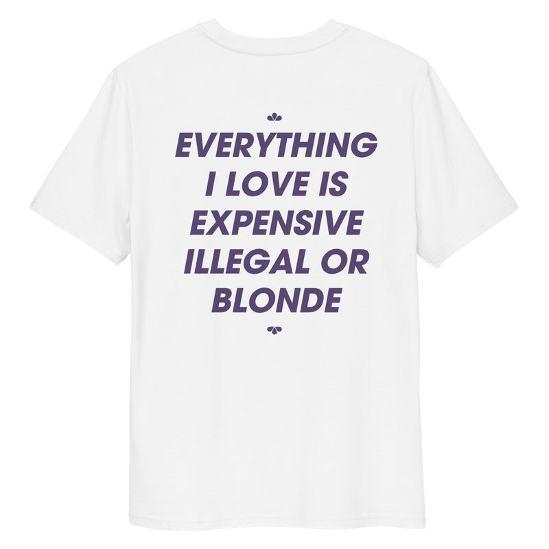 ILLEGAL, EXPENSIVE OR BLONDE