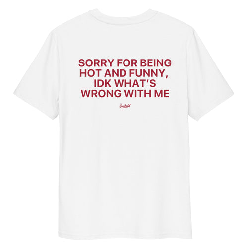 SORRY FOR BEING HOT AND FUNNY